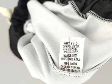 joggery damskie z łańcuszkiem: Material trousers for women, size S — 5