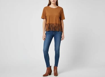 steve madden klapki z futerkiem: Forever 21, Bluzka damska, rozmiar M — 6