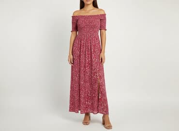 sukienki maxi fuksja: Sukienka damska, rozmiar M — 6