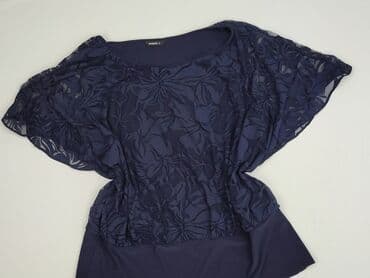 niebieska satynowa sukienka zara: Women's blouse, size XL (EU 42) — 1