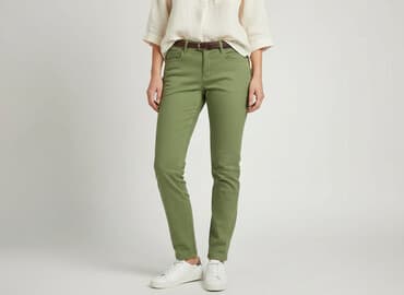 damskie spodnie chinosy: Tom Rose, Spodnie materiałowe damskie, rozmiar M — 6