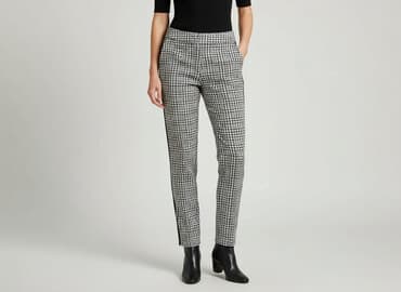 c a spodnie narciarskie: Spodnie materiałowe damskie, rozmiar S — 5