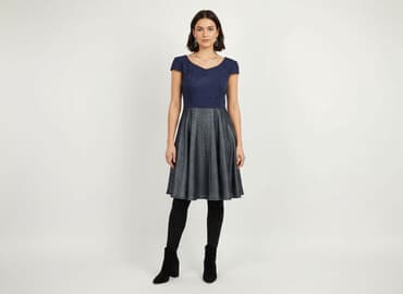 srebrne sukienki z cekinami: Sukienka damska, rozmiar S — 1