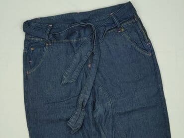 jeansy cropped damskie: Spodnie 3/4 damskie, rozmiar S — 1
