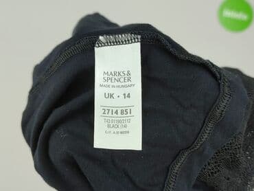 czarne bluzki z chokerem: Marks & Spencer, Bluzka damska, XL — 5