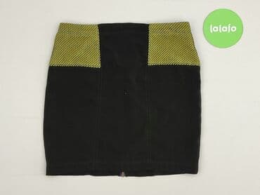 spódnice woskowana czarne: Bershka, Spódnica damska, rozmiar S — 4