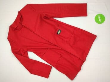 piękne czerwone sukienki na wesele: Kardigan damski, rozmiar S — 2