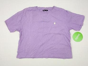 koszulka w leniwce: Sinsay, T-shirt damski, rozmiar L — 2