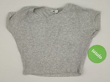 bluzki prążkowane białe: FB Sister, Top damski, rozmiar L — 2