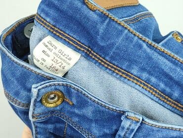 białą bluzka z długim rękawem zara: Джинси, Zara, 13 р., 164, стан - Ідеальний — 4