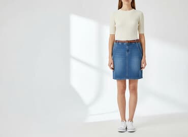 spódnice jeansowe ciemna: Cream, Spódnica damska, rozmiar S — 6