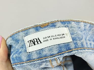 derby jeans: Zara, Jeansy damskie, rozmiar 2XS — 4