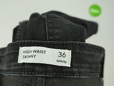 jeansy bez elastanu: Sinsay, Jeansy damskie, rozmiar S — 4