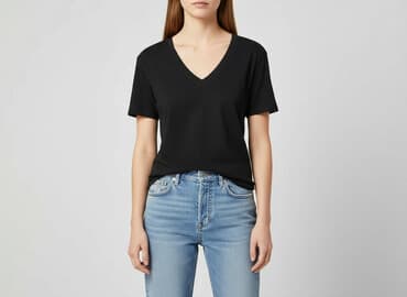 t shirty w serek zara: Zara, T-shirt damski, rozmiar S — 1