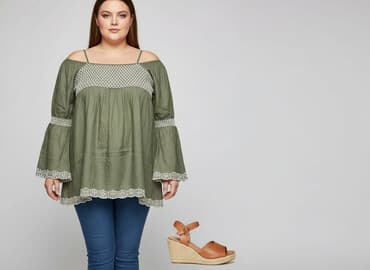 bonprix tuniki bawełniane: Papaya, Tunika damska, rozmiar XL — 7