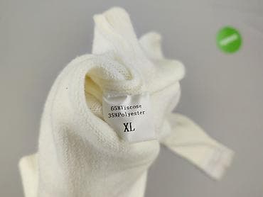 gruby bialy golf: Kardigan damski, rozmiar XL — 4