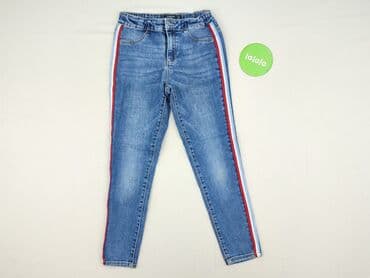 mango czarna sukienka: Spodnie jeansowe, Mango, 10 lat, 140, stan - Idealny — 2