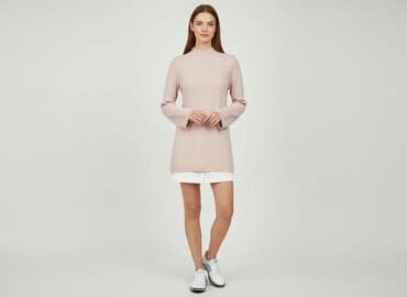 legginsy prążkowane reserved: Reserved, Golf damski, rozmiar S — 7