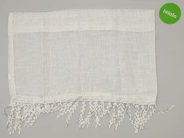 sinsay pościel: Biała zasłona panelowa z haftowaną koronką i frędzlami - Delikatna — 2