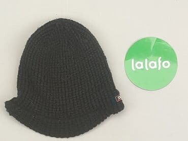 spodnie woskowane czarne: Hat, condition - Good — 2