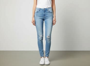 wyszczuplajace jeansy damskie: Jeansy damskie, rozmiar S — 7