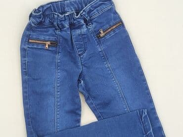 Jeansowe: Spodnie jeansowe, Zara, 5-6 lat, 116, stan - Idealny