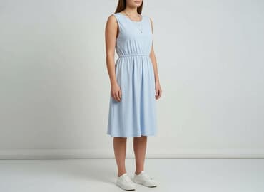 błekitna sukienki: Sukienka damska, rozmiar XL — 7