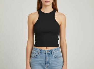 kamizelka damska krótka h m: H&M, Top damski, rozmiar S — 7