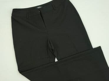 szerokie spodnie pepco: Papaya, Spodnie materiałowe damskie, rozmiar M — 1