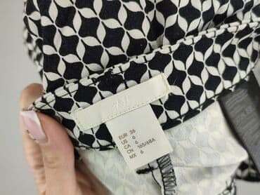 zara sukienka w geometryczne wzory: H&M, Material trousers for women, size S (EU 36) — 5