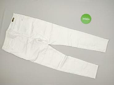 biale klapki adidas: Mohito, Spodnie materiałowe damskie, rozmiar M — 3