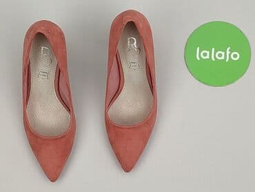 czerwone sandały na słupku ccc: Półbuty damskie, rozmiar 36 — 2