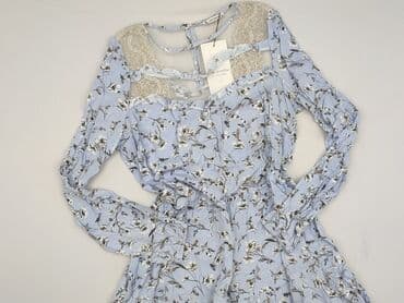 tanie sukienki wizytowe dla puszystych: Blue shadow, Women`s dress, size L (EU 40) — 1