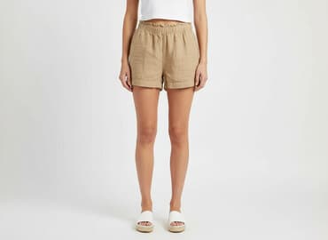 lidl szorty lniane: H&M, Szorty damskie, rozmiar M — 6