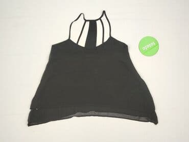 czarne bluzki z siateczki bershka: Bershka, Bluzka damska, rozmiar XS — 3