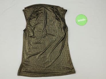 białe bluzki ze zlotym nadrukiem: Bluzka damska, rozmiar S — 3