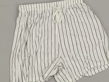 krótkie spodenki z wysokim stanem w paski: Imię, Szorty damskie, rozmiar S — 2