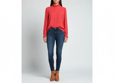 czerwona sukienka cropp: Bluzka damska, rozmiar XL — 6