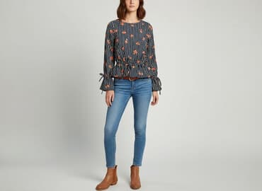 granatowa bluza: FB Sister, Bluzka damska, rozmiar XS — 7