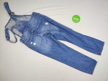 kombinezony do piaskowania: Bershka, Ogrodniczki damskie, rozmiar M — 4