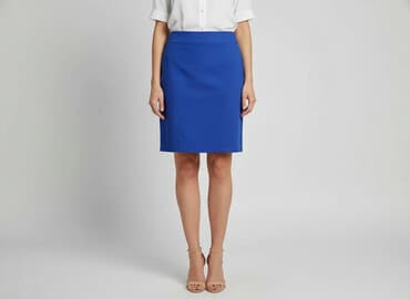 kobaltowa spódnice: Charles Vögele, Spódnica damska, rozmiar L — 6