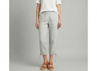 zestaw marynarka i spodnie damskie reserved: Reserved, Spodnie 3/4 damskie, rozmiar M — 6