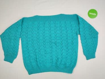 sweter piórkowy na drutach: Hand Knitted, Sweter damski, rozmiar One size — 2