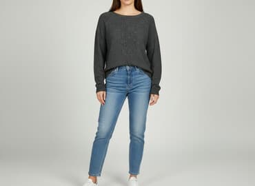 sweter w chmurki reserved: Reserved, Sweter damski, rozmiar M — 6