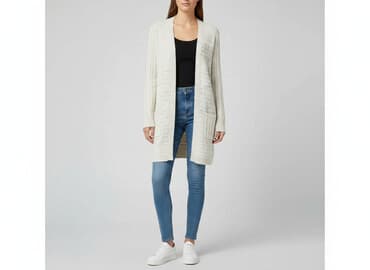 sweter z perełkami h m: H&M, Kardigan damski, rozmiar M — 7