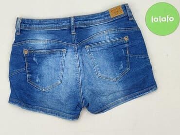 spodenki jeansowe z wysokim stanem pull and bear: Bershka, Szorty damskie, rozmiar M — 3