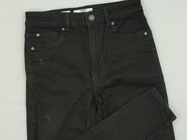 bershka buty na platformie czarne: Bershka, Jeansy damskie, rozmiar M — 1