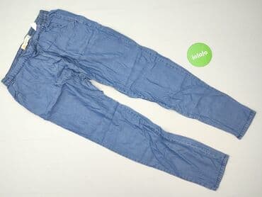 jeansy jasne damskie: Denim, Spodnie materiałowe damskie, rozmiar M — 2