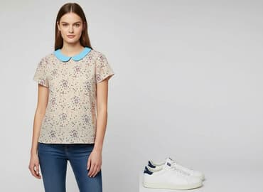 reserved bluzki z krótkim rękawem: Reserved, Bluzka damska, rozmiar L — 1