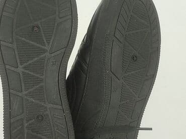 czarna sukienka i białe trampki: Sneakersy damskie, rozmiar 37 — 6